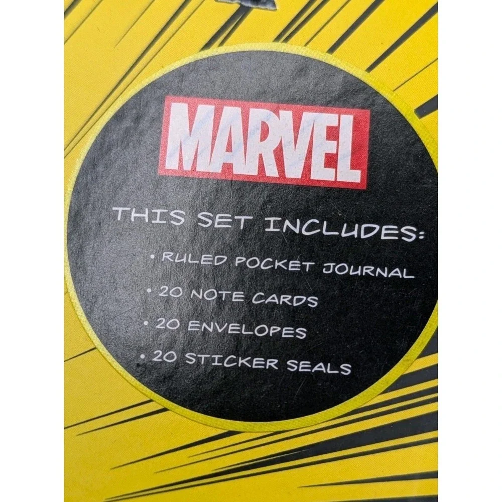 Marvel Comics The Black Panther Deluxe Note Card Set Book Box Stickers‎ New 2018